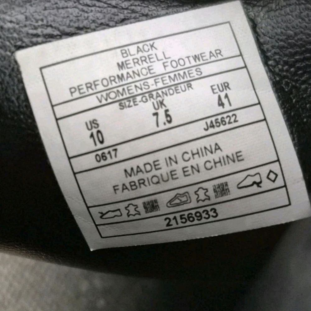 Merrell Black Ankle Boots - Picture 8 of 11